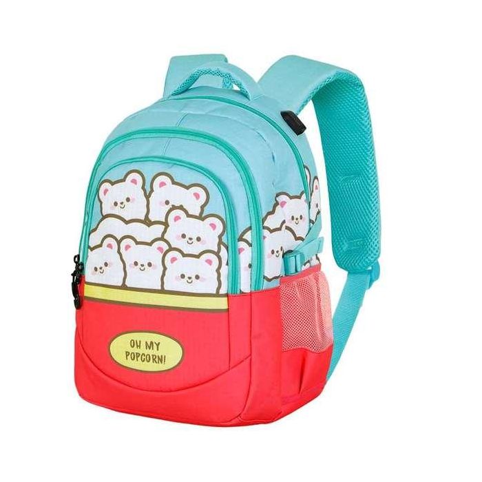 Karactermania Mochila OMP! Run. Plus FAN Popcorn, 3 compartimentos, puerto USB, material Ripstop, Azul, 21 x 34 x 46 cm 5 Karactermania Mochila OMP! Run. Plus FAN Popcorn, 3 compartimentos, puerto USB, material Ripstop, Azul, 21 x 34 x 46 cm 5