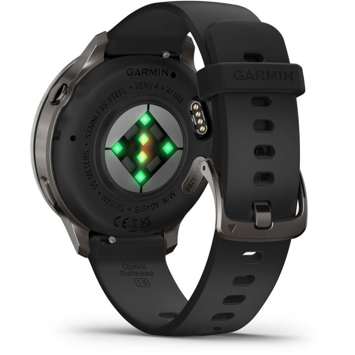 Garmin Venu 4 41mm Reloj Inteligente con Correa de Silicona Negra 4
