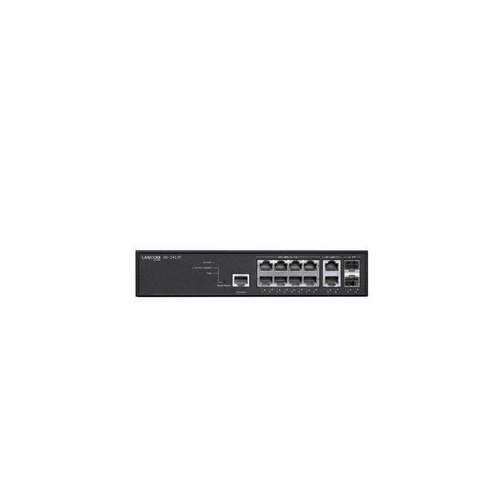 Lancom Systems Switch de acceso gestionado Layer 2 PoE+ 10x 1G LAN (8 puertos PoE+), 2x SFP, 24 Gbit/s, 130W PoE, sin ventilador Lancom Systems Switch de acceso gestionado Layer 2 PoE+ 10x 1G LAN (8 puertos PoE+), 2x SFP, 24 Gbit/s, 130W PoE, sin ventilador