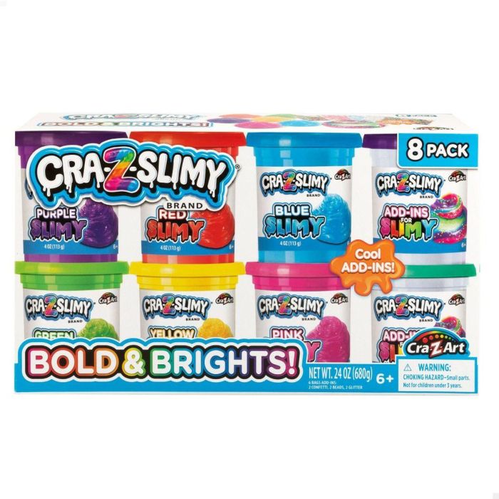 Juego de Plastilina Cra-Z-Art Bold&Brights (6 Unidades) Slime 1