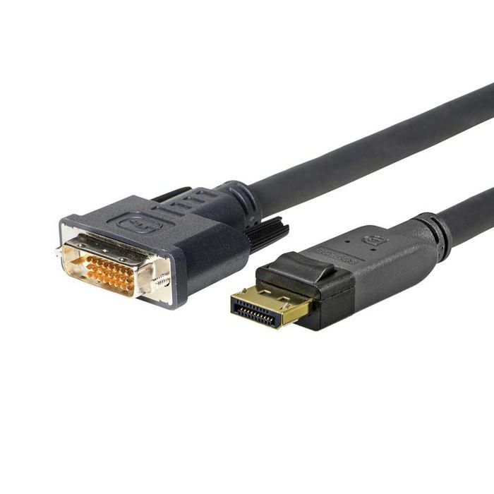 Vivolink Cable DisplayPort a DVI-D, FHD 1080p@60Hz, 15m, Negro, Alto Rendimiento