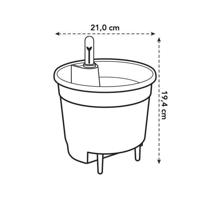 Inserto de riego automático 21 living black 3