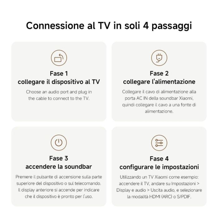 Barra de Sonido Xiaomi 4