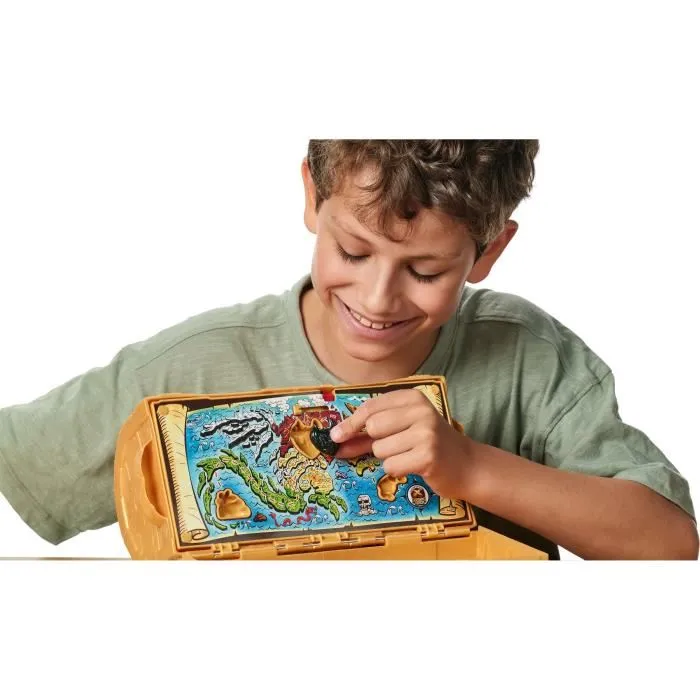 Moose Toys Cofre del Tesoro del Reino de los Dragones MOO0630996417904 Cofre interactivo con figuras y tesoros 3