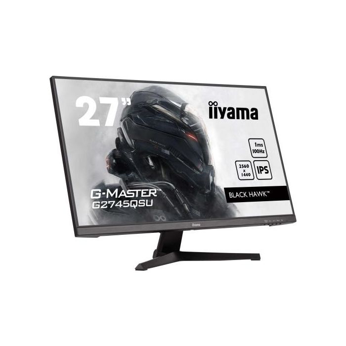 Iiyama G2745QSU-B2 Monitor Gaming 27" IPS Wide Quad HD 2560x1440 1ms 100Hz 300cd/m² Negro 3 Iiyama G2745QSU-B2 Monitor Gaming 27" IPS Wide Quad HD 2560x1440 1ms 100Hz 300cd/m² Negro 3