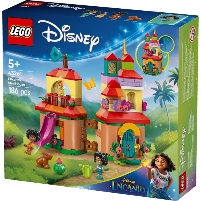 LEGO 43261 Mini Casa de Encanto Disney Madrigal Micromundo Construible con 3 Personajes, Tobogán y Cierre Portátil para Niños +5 años 10