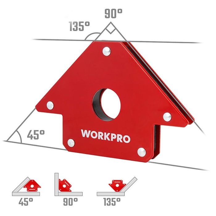 Escuadra magnética de soldadura 100 mm 2