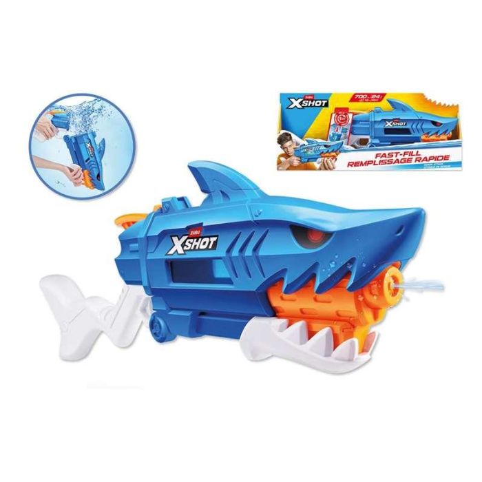 Zuru Pistola de Agua Tiburón Carga Rápida 63x25x7cm