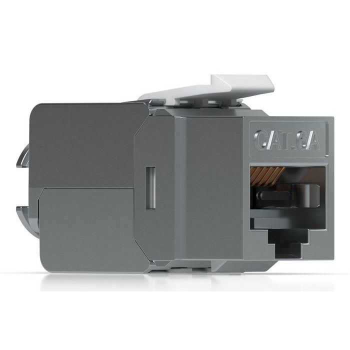 Ubiquiti Keystone Jack Cat6A - Conector Ethernet sin Herramientas, Pack de 12 10 Ubiquiti Keystone Jack Cat6A - Conector Ethernet sin Herramientas, Pack de 12 10