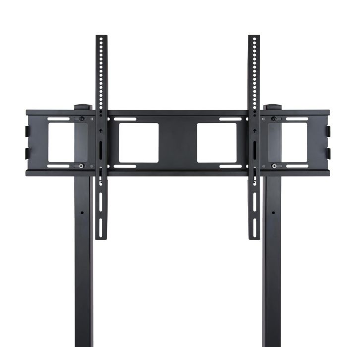 Tooq Soporte TV suelo con ruedas para pantallas de 37" a 100", hasta 150 kg, ajuste de altura, negro 5