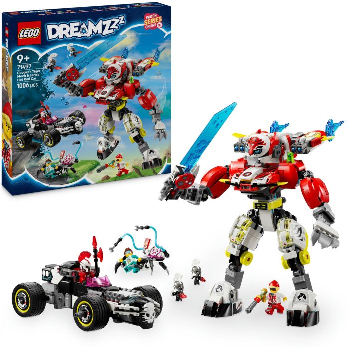 LEGO 71497 DREAMZzz Robot Tigre de Cooper y Corredor de Zero Juguete de Construcción 3 en 1 14