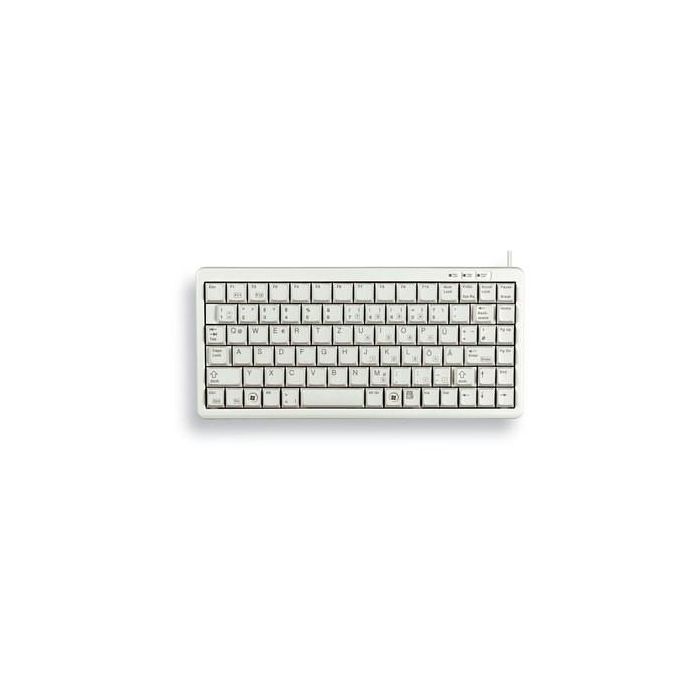 CHERRY TAS G84-4100 COMPACT KEYBOARD Corded GB-Layout grau 0 CHERRY TAS G84-4100 COMPACT KEYBOARD Corded GB-Layout grau 0