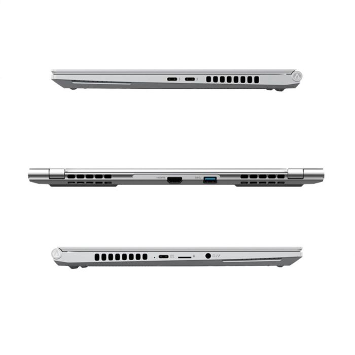 GIGABYTE AERO 9MF-E2SESB4SH Portátil Intel Core i5-12500H 16GB RAM 1TB SSD RTX 4050 14" 2.8K OLED Windows 11 Plata 3