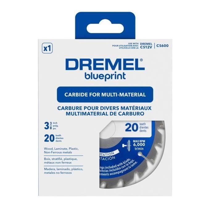 Hoja multimaterial para sierra circular CS600 - DREMEL Blueprint 1