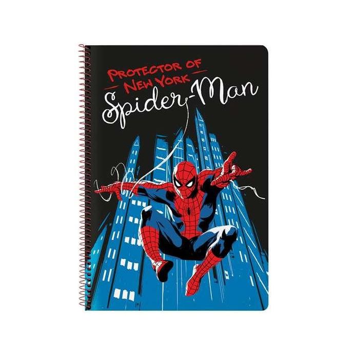 Cuaderno Espiral Safta Folio 80 H 60 gr Cuadro 4 mm Tapa Extradura Spider-Man Hero Cuaderno Espiral Safta Folio 80 H 60 gr Cuadro 4 mm Tapa Extradura Spider-Man Hero