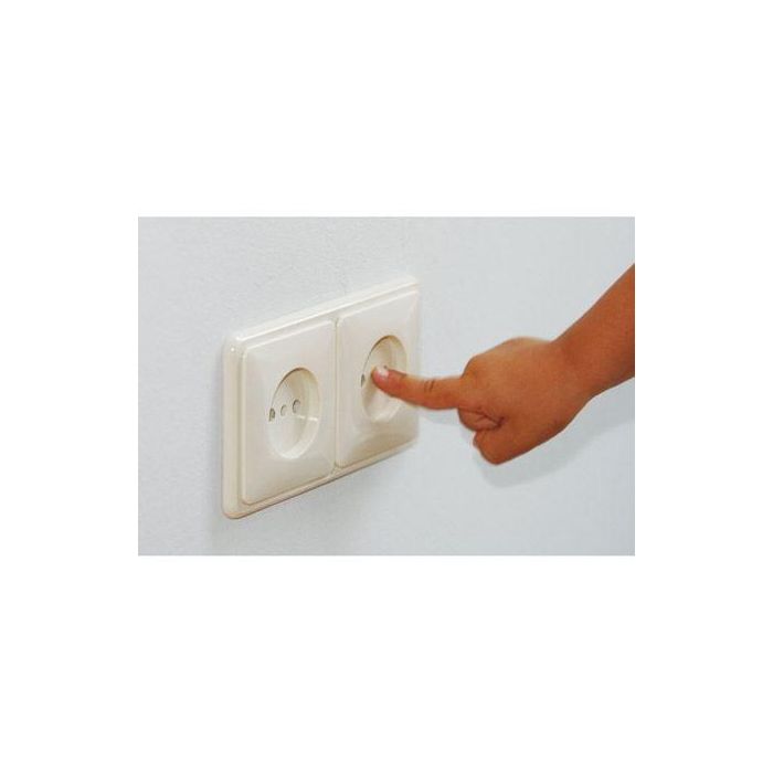 Safety 1St Tapas Giratorias para Enchufes Estandarizados 2 Postes - Protección Infantil Bebés Desde el Nacimiento - Pack 8 Blancas Safety 1St Tapas Giratorias para Enchufes Estandarizados 2 Postes - Protección Infantil Bebés Desde el Nacimiento - Pack 8 Blancas