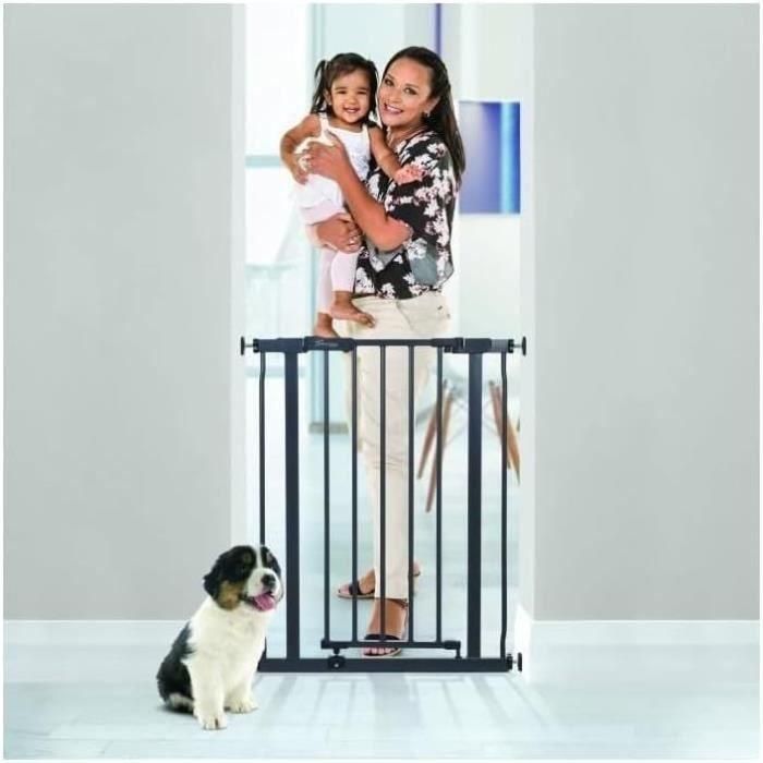Dreambaby DRE9312742893361 Barrera de Seguridad AVA Montada a Presión Doble Cierre 61-68 x 75 cm Antracita 4