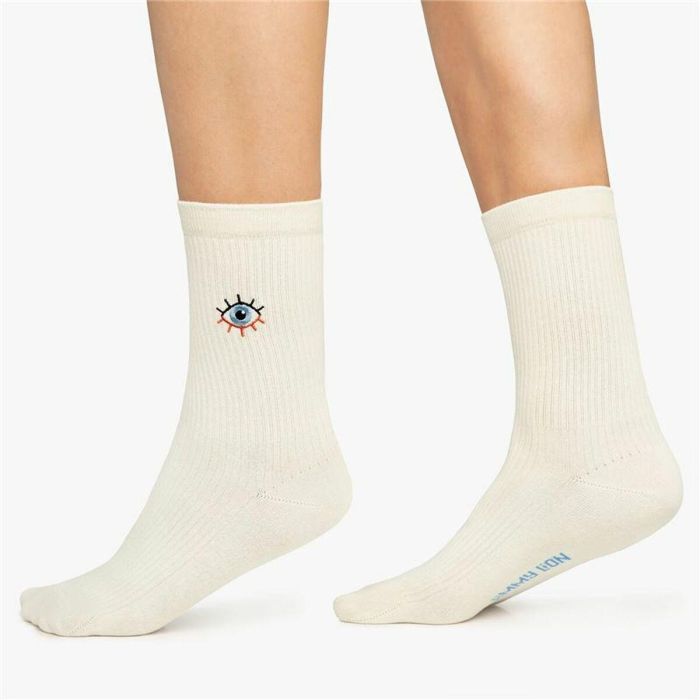 Calcetines Jimmy Lion Eyes Beige 36-41 2 Calcetines Jimmy Lion Eyes Beige 36-41 2