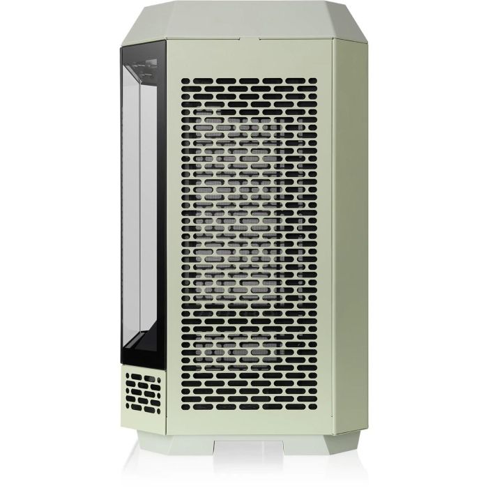 Thermaltake The Tower 250 Mini Tower para PC con Pantalla LCD de 3.9 pulgadas, Ventiladores 120mm Preinstalados - Matcha Green 1
