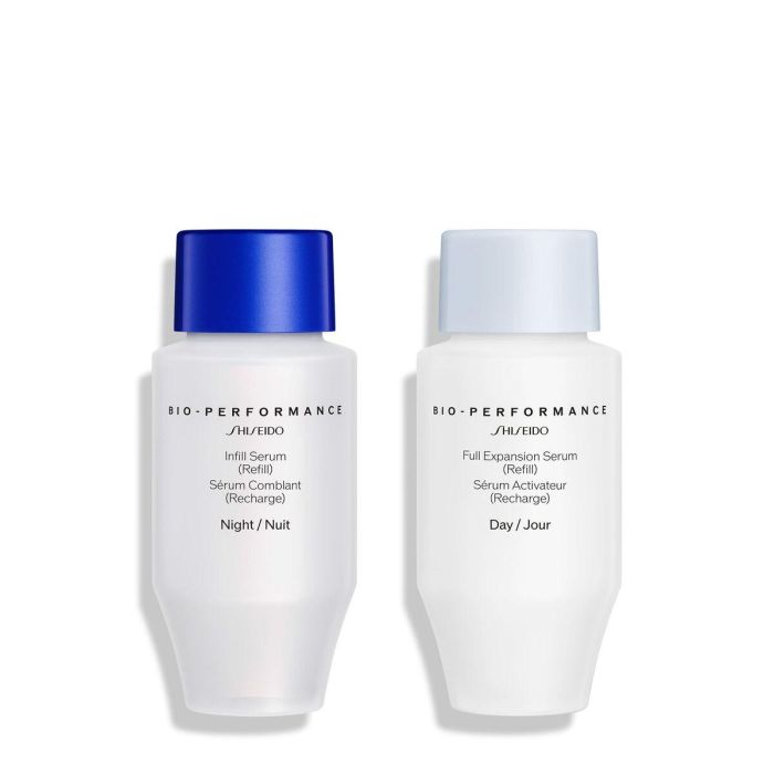 Shiseido BIO-PERFORMANCE SKIN FILLER Sérum Dúo Antiarrugas y Antiedad con Ácido Hialurónico Rellenador para Noche y Día Recarga 2 x 30ml