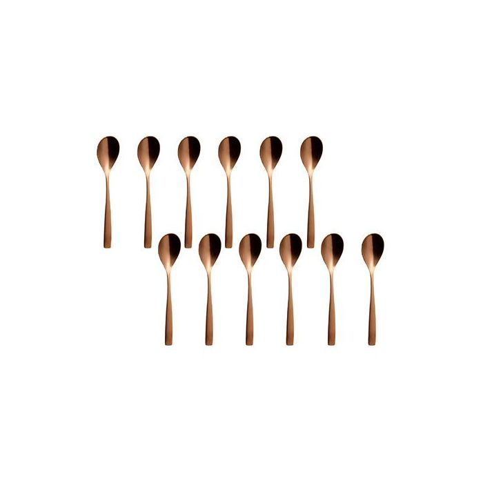 Sinxelo Satin Cobre Cuchara Cafe 140 Mm (12 Unidades) 2 Sinxelo Satin Cobre Cuchara Cafe 140 Mm (12 Unidades) 2