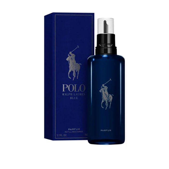 Ralph Lauren Polo Blue Parfum Recarga EDP Hombre 150 ml - Fragancia Intensa Amaderada Acuática con Roble Reciclado