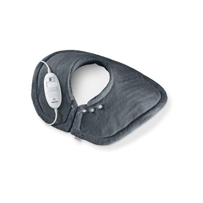 Beurer HK-54 Almohadilla Electrónica para Cuello y Hombros, Gris Marengo, 52x56 cm, Cierre Magnético, Superficie Extra Suave Beurer HK-54 Almohadilla Electrónica para Cuello y Hombros, Gris Marengo, 52x56 cm, Cierre Magnético, Superficie Extra Suave