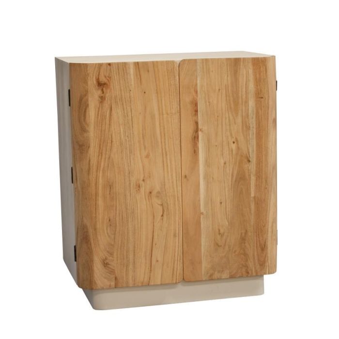 Aparador Scandi DKD Home Decor Natural Blanco 50 x 100 x 85 cm Aparador Scandi DKD Home Decor Natural Blanco 50 x 100 x 85 cm