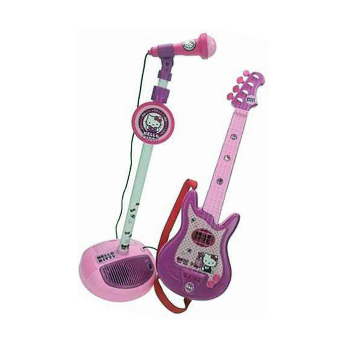Conjunto guitarra y micro hello kitty 3 Conjunto guitarra y micro hello kitty 3