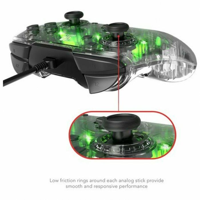 PDP Controlador Prismatic Afterglow con Cable para Nintendo Switch, Iluminación LED, Audio y Chat 3.5mm, Controles Integrados 17