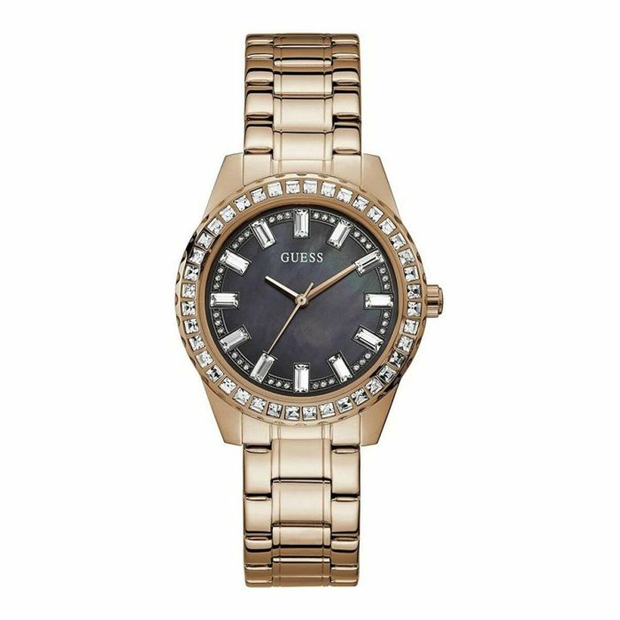 Reloj Mujer Guess GW0111L3 Negro Rosa Dorado Reloj Mujer Guess GW0111L3 Negro Rosa Dorado