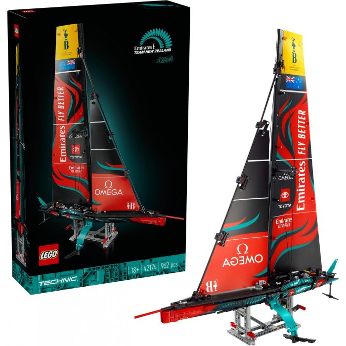 LEGO 42174 Technic Yate Equipo Emirates Nueva Zelanda AC75 Kit de Construcción para Adultos 13