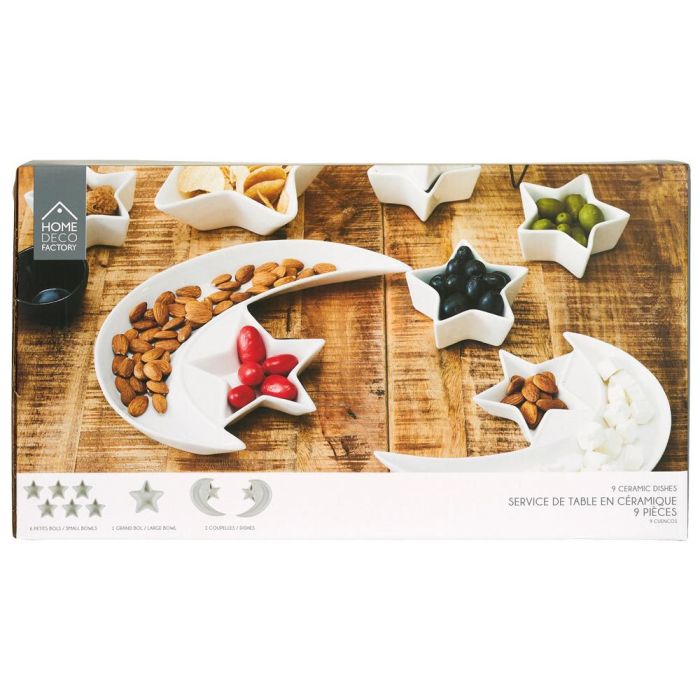 Vajilla 9 Piezas Estrellas Home Deco Factory 2 Vajilla 9 Piezas Estrellas Home Deco Factory 2