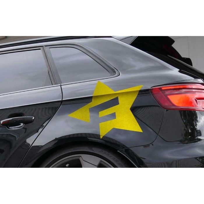 Foliatec FO33972 Pegatina para Coche F-Star Azul, Adhesivo PVC UV, Resistente a la Intemperie y Lavado de Autos, 39x41cm 1 Foliatec FO33972 Pegatina para Coche F-Star Azul, Adhesivo PVC UV, Resistente a la Intemperie y Lavado de Autos, 39x41cm 1