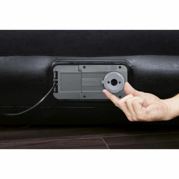 Bestway Cama Hinchable, Colchón de 2 Plazas con Electrobomba Integrada - 203 x 152 x 30 cm 2