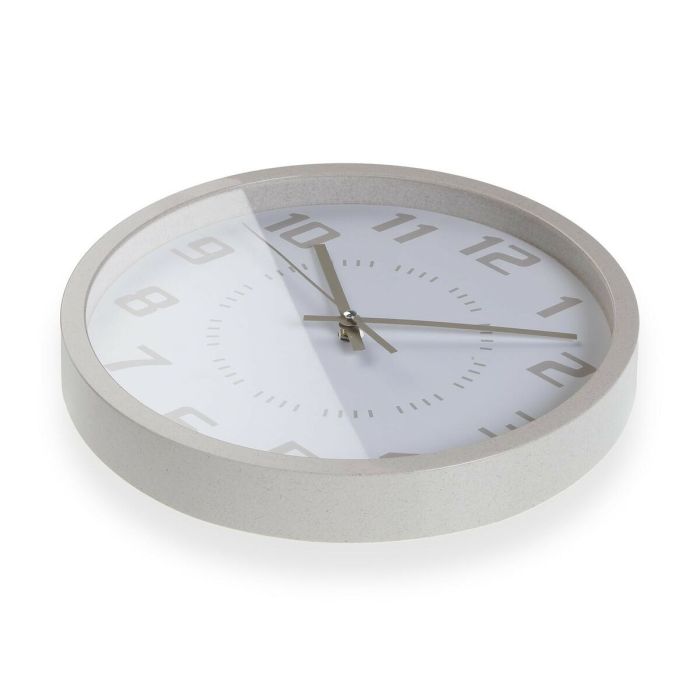 Reloj de Pared Versa Beige Madera 4,2 x 30 x 30 cm 4