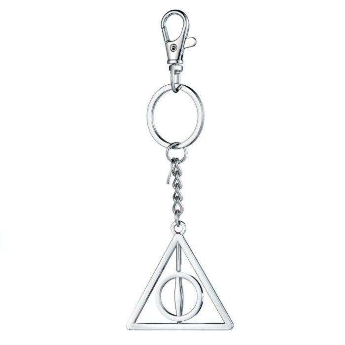 THE CARAT SHOP Llavero Deathly Hallows Harry Potter de Aleación de Zinc