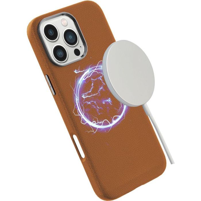 eSTUFF Funda de Cuero Magnético INFINITE VENICE para iPhone 16 Pro Marrón - 86% Plástico Reciclado 2 eSTUFF Funda de Cuero Magnético INFINITE VENICE para iPhone 16 Pro Marrón - 86% Plástico Reciclado 2