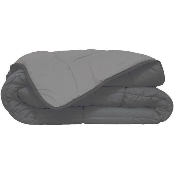 HUDSON Light edredón de microfibra 200g / m² 140x200cm Acero y plata HUDSON Light edredón de microfibra 200g / m² 140x200cm Acero y plata