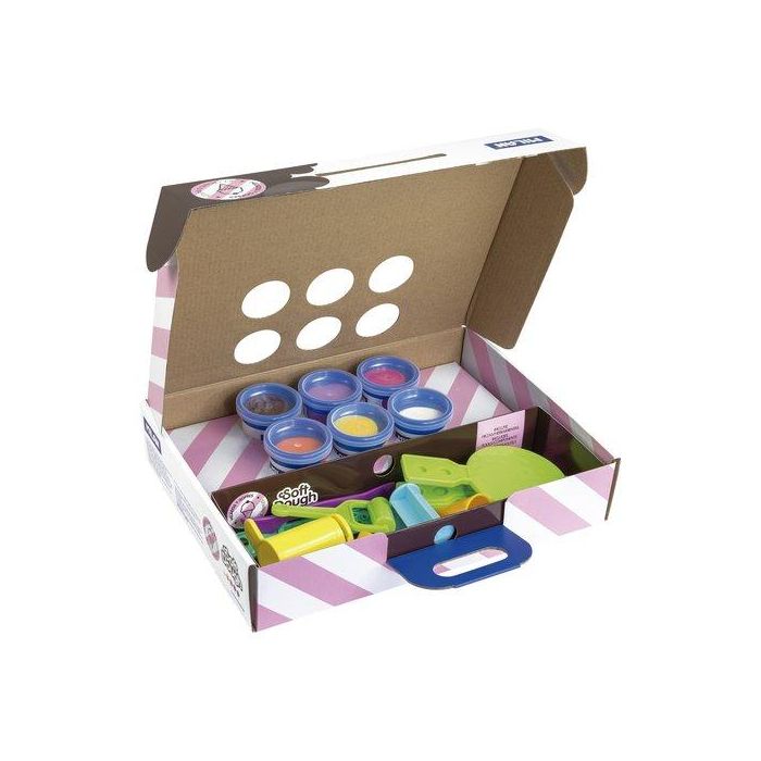 Pasta Modelar Milan Soft Dough Helados Y Grofes Maletin De 6 (Botes De 59 Gr.)