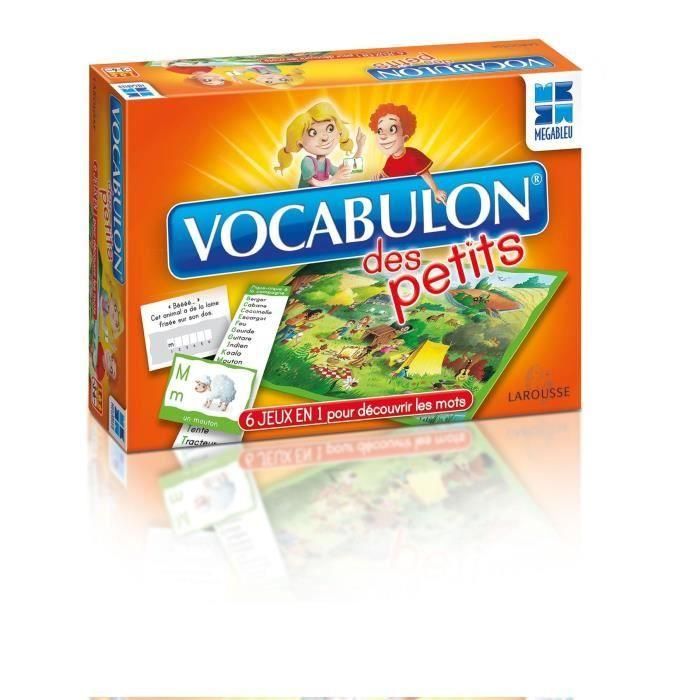 Megableu Vocabulon des Petits Juego Educativo de Aprendizaje 6 en 1: Alfabeto, Palabras para Niños 3-6 Años, 1-6 Jugadores 1 Megableu Vocabulon des Petits Juego Educativo de Aprendizaje 6 en 1: Alfabeto, Palabras para Niños 3-6 Años, 1-6 Jugadores 1