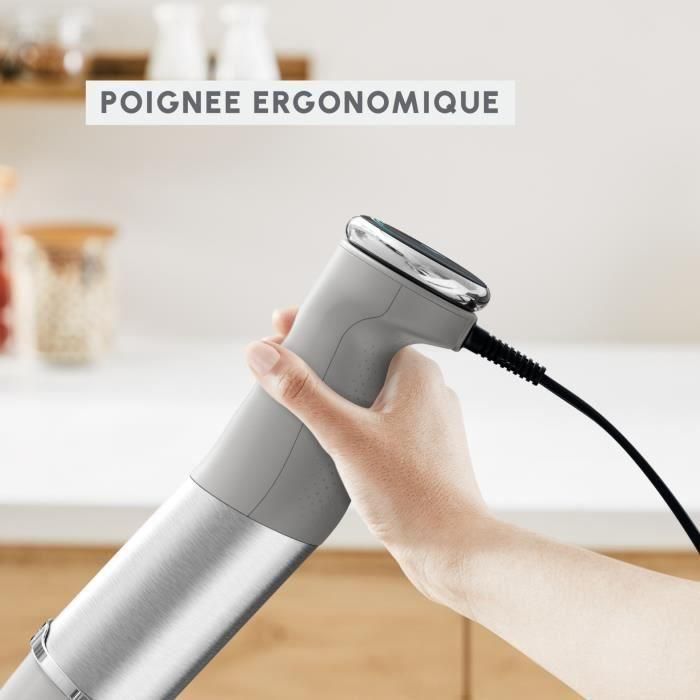 Batidora de mano MOULINEX Quickchef+, Batidora de mano, 1000 W, 20 velocidades, 2 accesorios DD67EB10 5 Batidora de mano MOULINEX Quickchef+, Batidora de mano, 1000 W, 20 velocidades, 2 accesorios DD67EB10 5