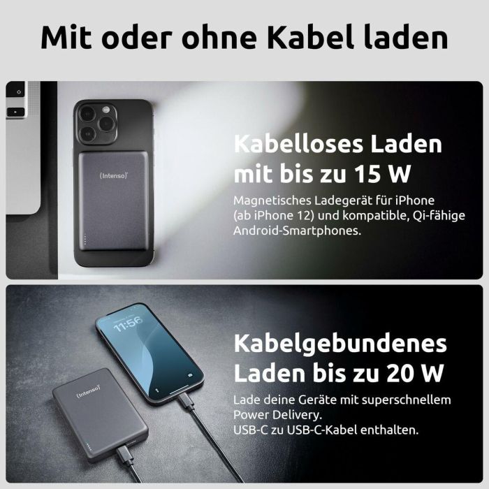 Powerbank INTENSO 7344034 Gris 50 W 10000 mAh 4 Powerbank INTENSO 7344034 Gris 50 W 10000 mAh 4
