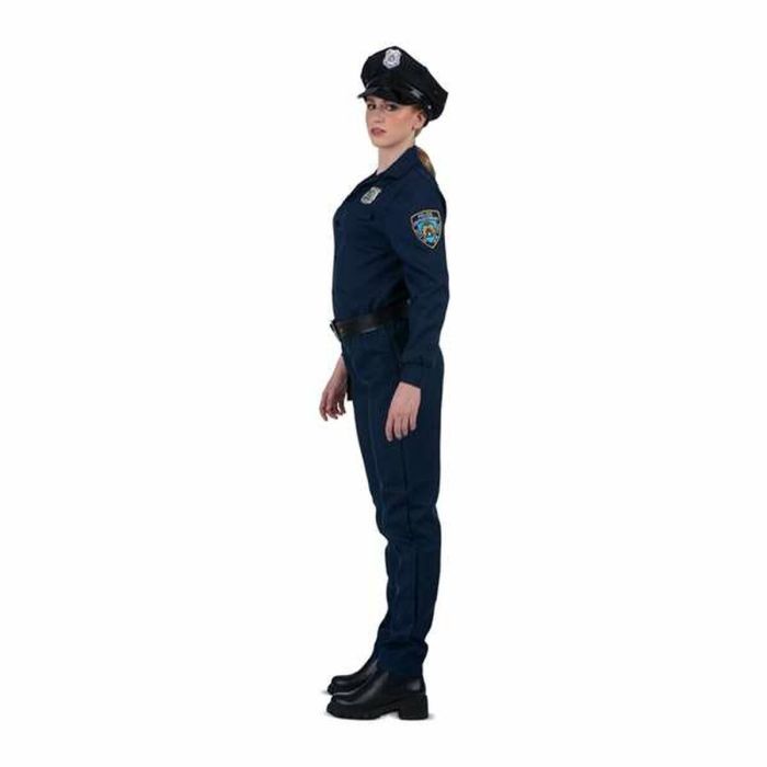 Disfraz policía gorra, camisa, pantalón y cinturón con pistolera talla XXL 4 Disfraz policía gorra, camisa, pantalón y cinturón con pistolera talla XXL 4