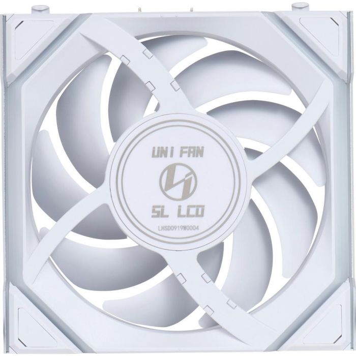 Lian Li UNI FAN SL Wireless LCD 120 ARGB (Pack de 3 Ventiladores, 120 mm, Aspas Invertidas, Control Inalámbrico 2.4GHz, Pantalla Personalizable, Blanco) Lian Li UNI FAN SL Wireless LCD 120 ARGB (Pack de 3 Ventiladores, 120 mm, Aspas Invertidas, Control Inalámbrico 2.4GHz, Pantalla Personalizable, Blanco)