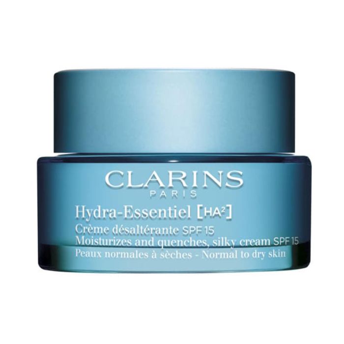 Clarins HYDRA ESSENTIEL Crema Facial Hidratante para Piel Normal con SPF15 | Tratamiento de Día para Mujer 50ml S4175A