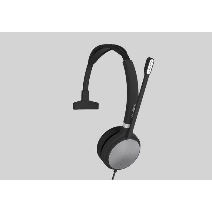 Yealink UH36 Auriculares USB con Cable para Comunicaciones Unificadas UC, Micrófono con Cancelación de Ruido, Jack 3.5mm, Cómodos 6