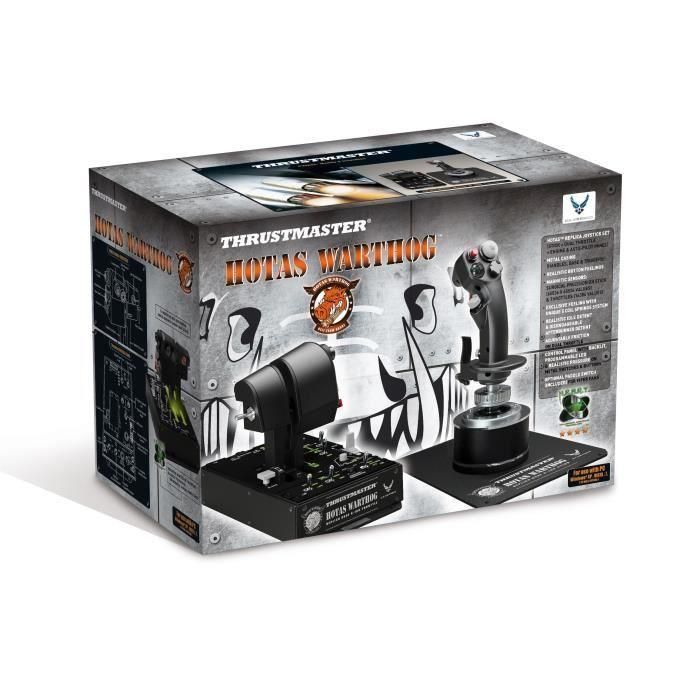Thrustmaster Hotas Warthog Palanca de mando PC, Playstation 3 Negro - 2960720 3