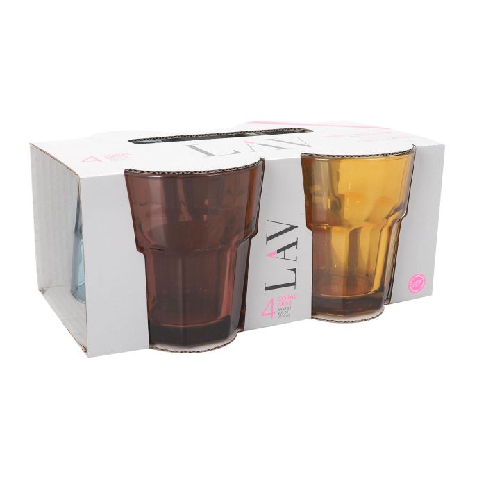 Set de 4 Vasos para Agua ARA 305 cc - LAV (6 Cajas) 3 Set de 4 Vasos para Agua ARA 305 cc - LAV (6 Cajas) 3