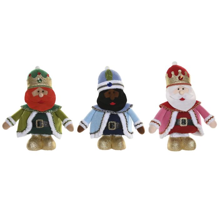 Figura Navidad Tradicional DKD Home Decor Multicolor 15 x 66 x 30 cm (3 Unidades) 1 Figura Navidad Tradicional DKD Home Decor Multicolor 15 x 66 x 30 cm (3 Unidades) 1